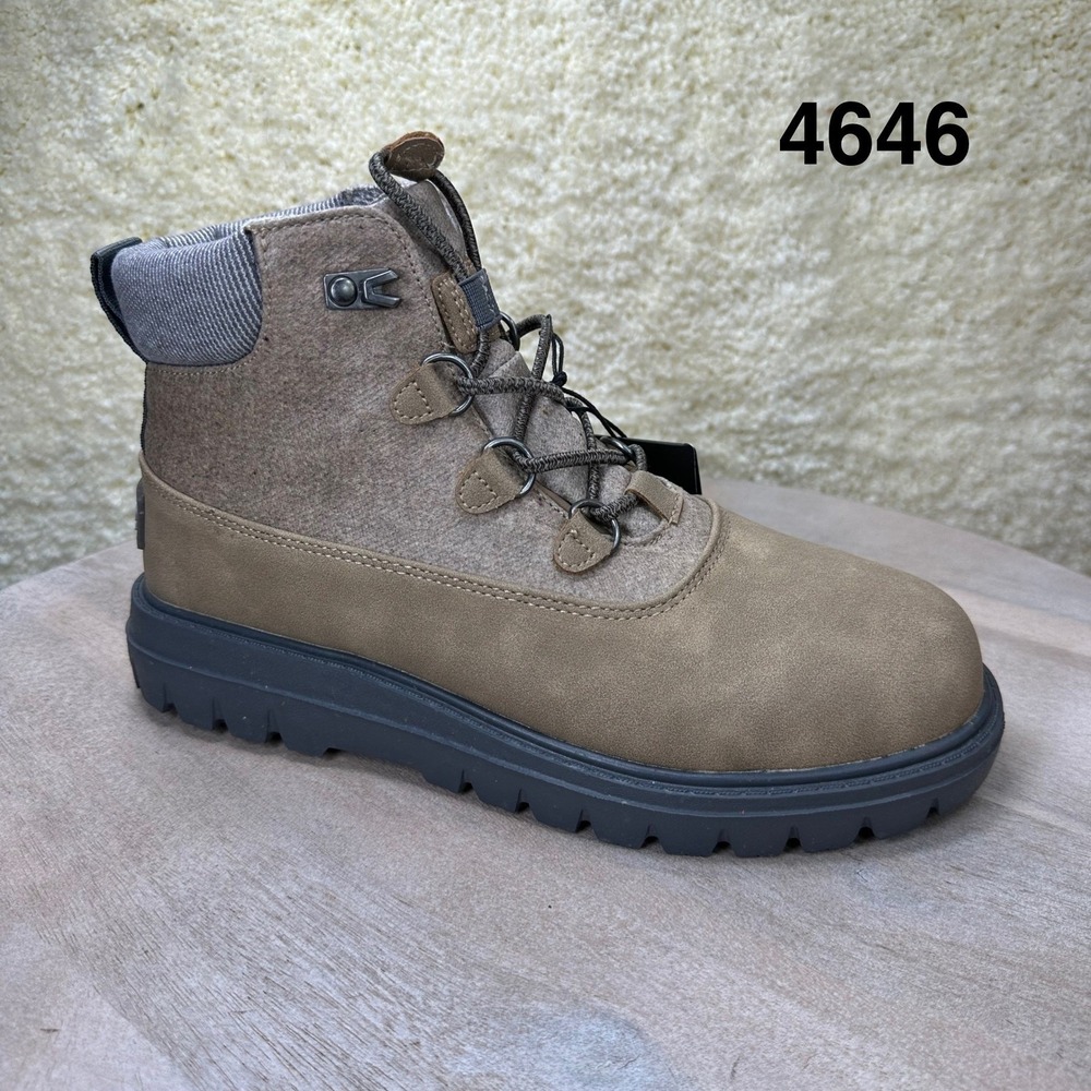 Hey Dude Tonya Eco Shield Womens Size 8 Brown Tan Lace Up Work Boots New